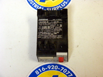 <b>Siemens - </b>3UA7020-1E Thermal Overload Relay